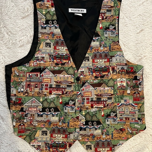 Vintage Westbury Small Town Vest Size Medium - Picture 1 of 4